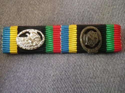 WEST GERMAN - PARACHUTE REGT. DRESS TUNIC + TROUSERS  - GOOD CONDITION (4836)