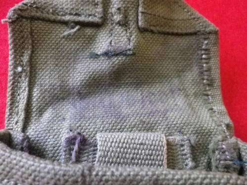 RHODESIAN ARMY - 2 X P69 MAG POUCHES - HAS WSG STAMPS              (7940)