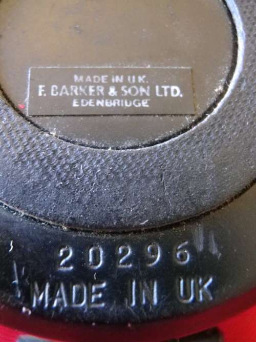 RHODESIAN BUSH WAR - PRISMATIC MARCHING COMPASS IN LEATHER CASE - MADE BARKER & SON UK - (6507)