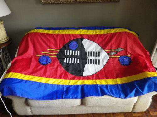 SWAZILAND FULL SIZED FLAG               180CM x 120CM       (6083)