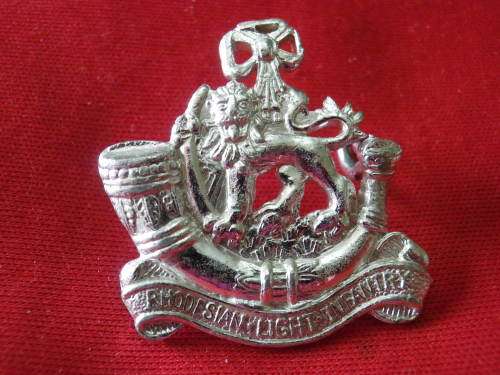 RHODESIAN LIGHT INFANTRY - ANODISED BERET BADGE         (6009)
