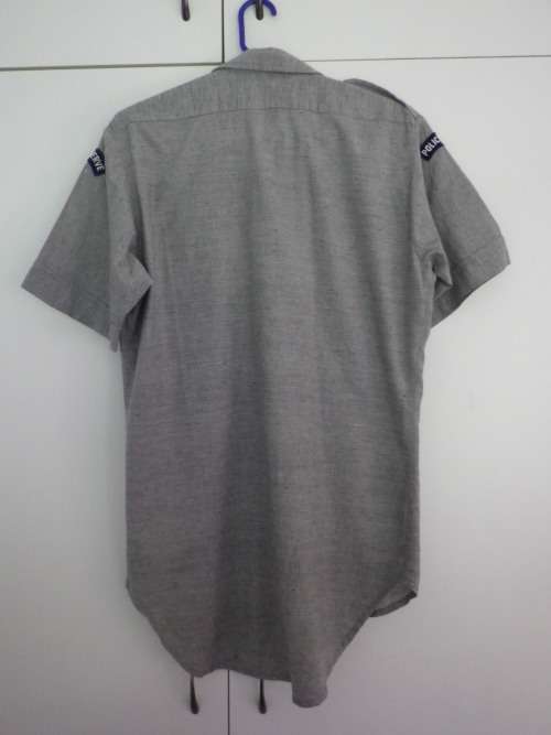 RHODESIA BSAP - POLICE RESERVISTS GREY SHIRT - MADE STATESMAN - SIZE 38 -     (560)