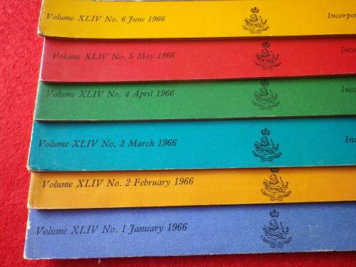 RHODESIA BSAP - LOT 12  X `OUTPOSTS` MAGAZINES - JAN - DECEMBER 1966       (8060)