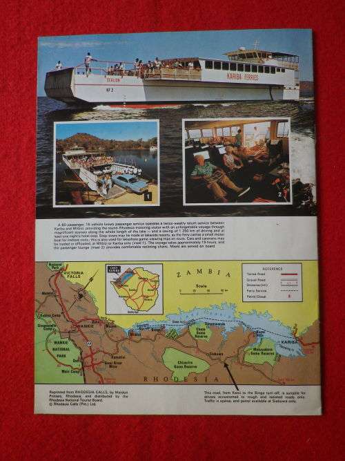 `RHODESIA IS SUPER` SERIES - LAKE KARIBA PAMPHLET          *8081)