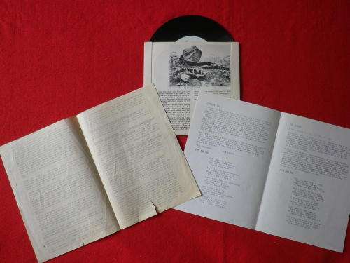 RHODESIA - VISCOUNT DISASTER - `THE DEAFENING SILENCE` RECORD + SERVICE + SERMON DOCUMENTS (8084)