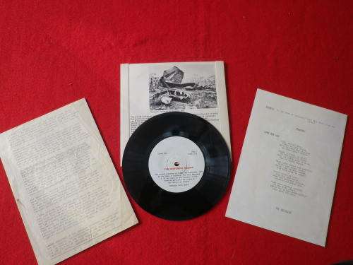 RHODESIA - VISCOUNT DISASTER - `THE DEAFENING SILENCE` RECORD + SERVICE + SERMON DOCUMENTS (8084)