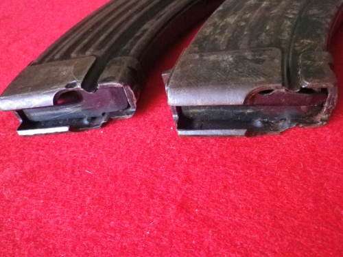 RHODESIAN BUSH WAR PICKUP - 2 X AK MAGS                 (4074)