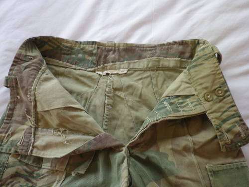 RHODESIAN ARMY CAMMO SHORTS - WELL WORN                 (1089)