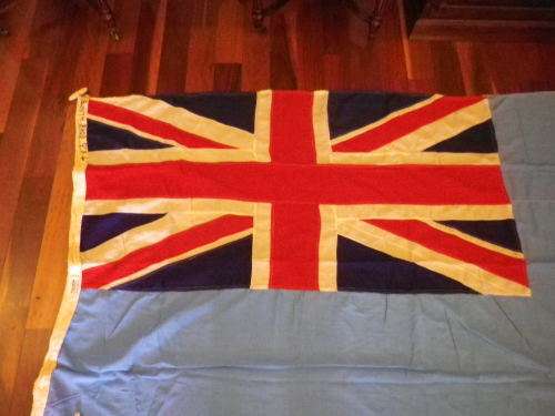 SOUTHERN RHODESIA FLAG - WILLIAM SMITH -  VERY LARGE 278 X 122cm - INSCRIBED - GOOD CONDITION (8234)