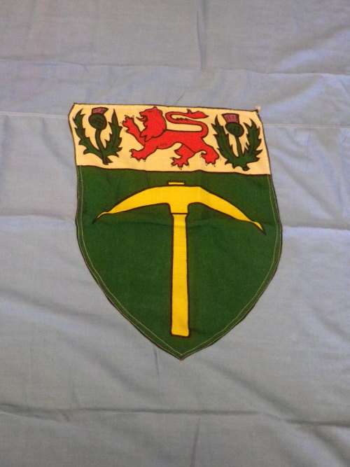 SOUTHERN RHODESIA FLAG - WILLIAM SMITH -  VERY LARGE 278 X 122cm - INSCRIBED - GOOD CONDITION (8234)