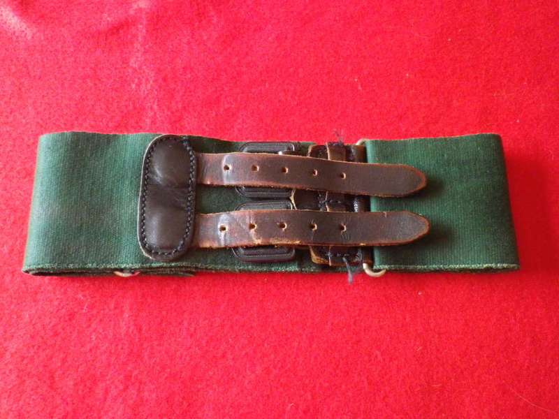 RHODESIA DEFENCE REGT.  STABLE BELT GOOD CONDITION - MAX LENGTH 97CM / 38` -     (8276)