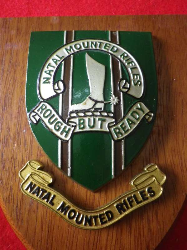 SADF - NMR REGIMENT PLAQUE - AS NEW - BOXED                (4149)