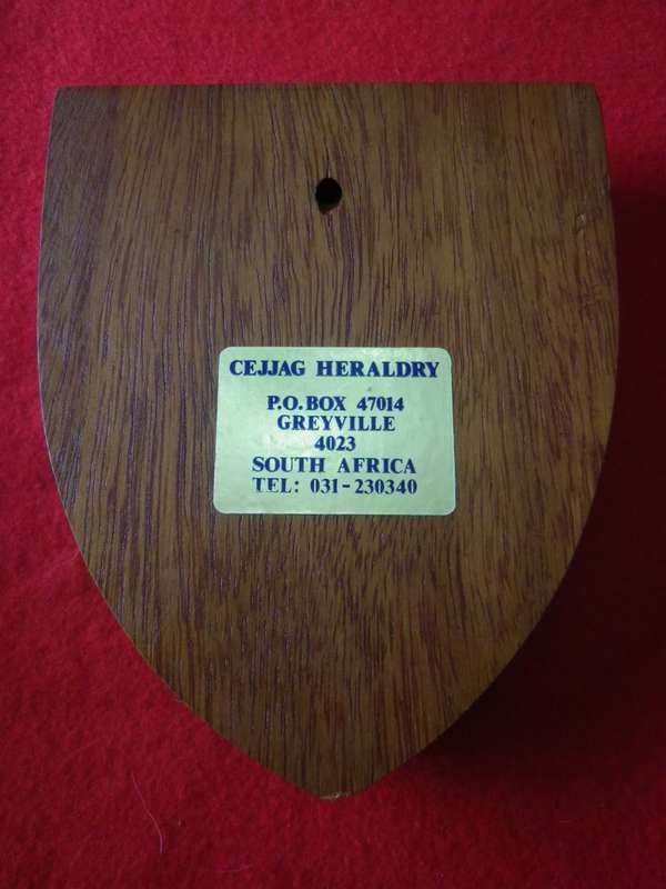 SADF - NMR REGIMENT PLAQUE - AS NEW - BOXED                (4149)