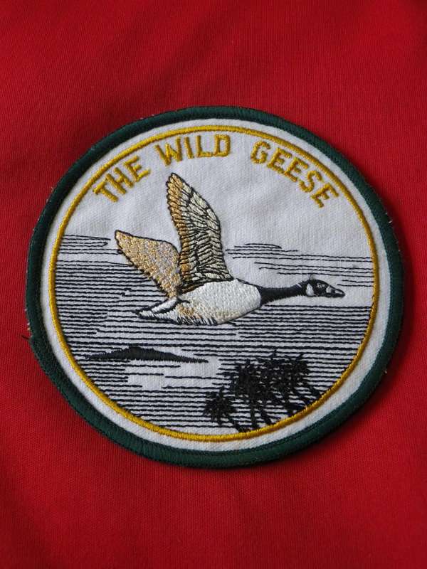 SA - `THE WILD GEESE` ORIGINAL EMBROIDERED PATCH - 10.6mm OD - READ MORE BELOW (4155)