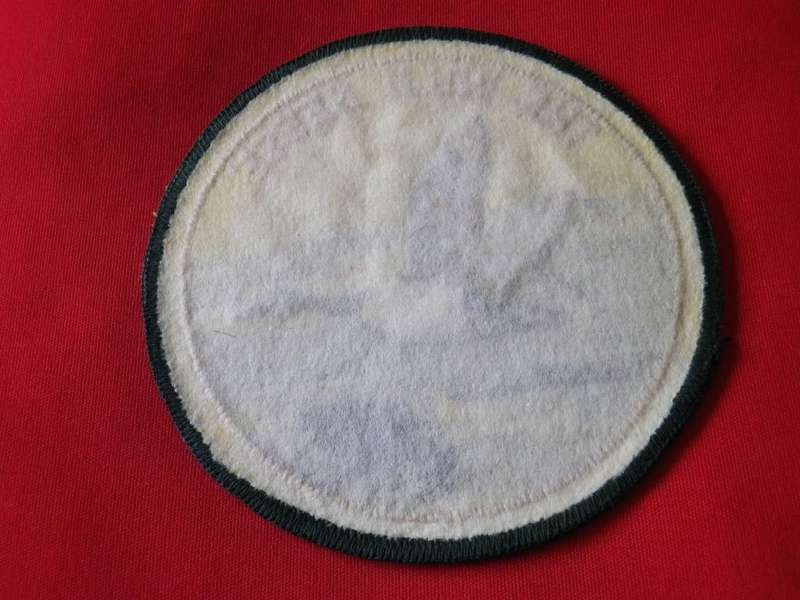 SA - `THE WILD GEESE` ORIGINAL EMBROIDERED PATCH - 10.6mm OD - READ MORE BELOW (4155)