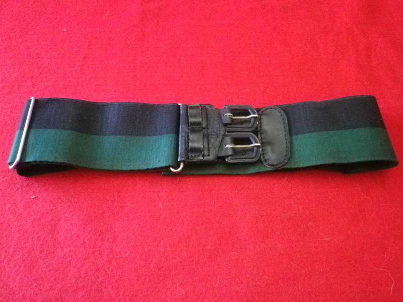 RHODESIAN AFRICAN RIFLES STABLE BELT  - MAX LENGTH  100cm/39`  (627)