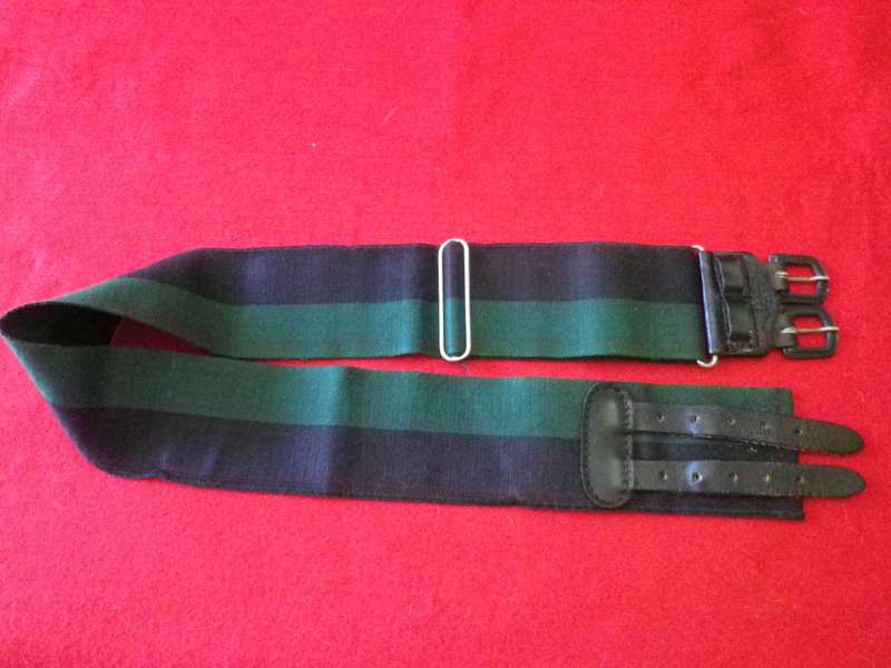 RHODESIAN AFRICAN RIFLES STABLE BELT  - MAX LENGTH  100cm/39`  (627)