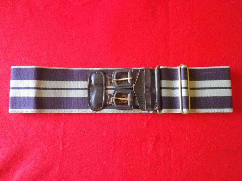 RHODESIAN EDUCATIONAL CORPS STABLE BELT - SIZE S - MAX LENGTH 79cm/31`    STRAPS CRACKED  (8388)