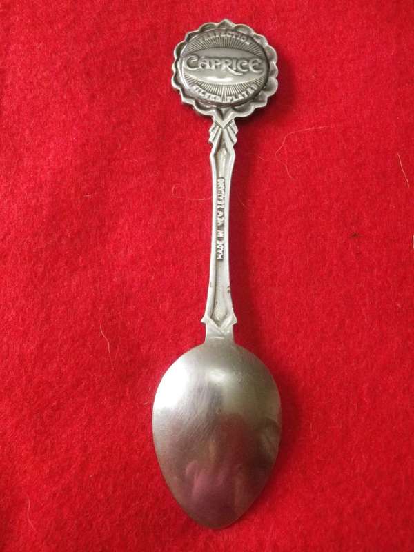 RHODESIA - SILVER PLATED TEASPOON - MADE CAPRICE, NEW ZEALAND      (8414)