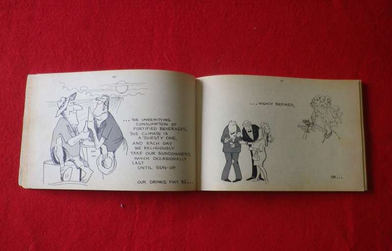 RHODESIA - ` MEET THE RHODESIANS` CARTOON BOOK BY ROSE MARTIN 1974  - SC 100 Pgs    (8442)