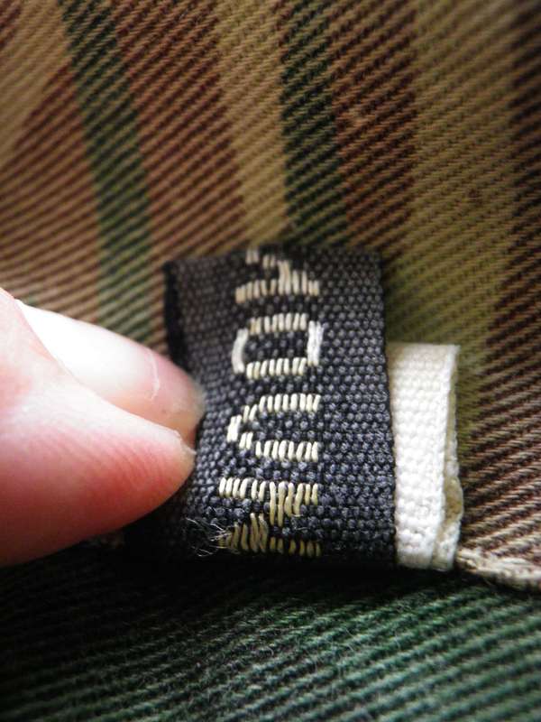 RHODESIAN ARMY LONG SLEEVE CAMMO SHIRT - SOME BUTTONS MISSING + MINOR REPAIRS - PARAMOUNT (8439)