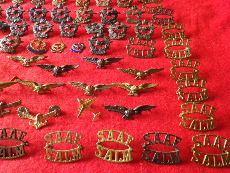 SAUF / SADF - SA AIRFORCE LARGE  LOT OF BADGES - SEE PICS FOR QUANTITY AND QUALITY (8503)