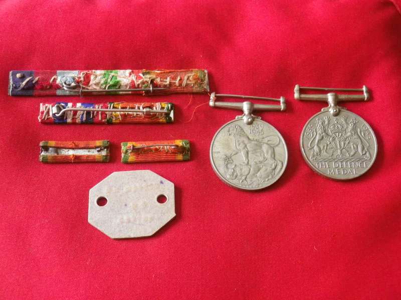 SA UNION FORCES - WW2 PART MEDAL LOT 282820 PJP GOOSEN UNRESEARCHED   (8451)