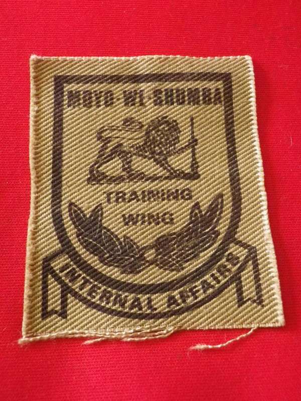 RHODESIA - INTERNAL AFFAIRS TRAINING WING RH PATCH - RARE              (8535)