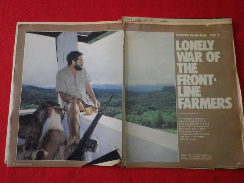 `RHODESIA WAR` - 10 X SCOPE ARTICLES / SUPPLEMENTS - CONDITION ISSUES 1978/79          (1054)
