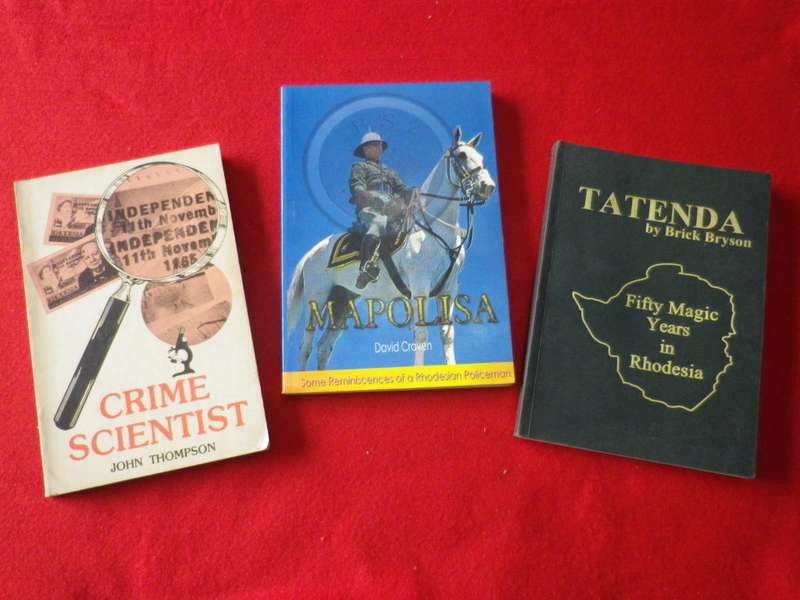 3 X BSAP PERSONAL ACCOUNTS  BOOKS - `TATENDA`   `MAPOLISA`    `CRIME SCIENTIST`   ALL SC   (1009)
