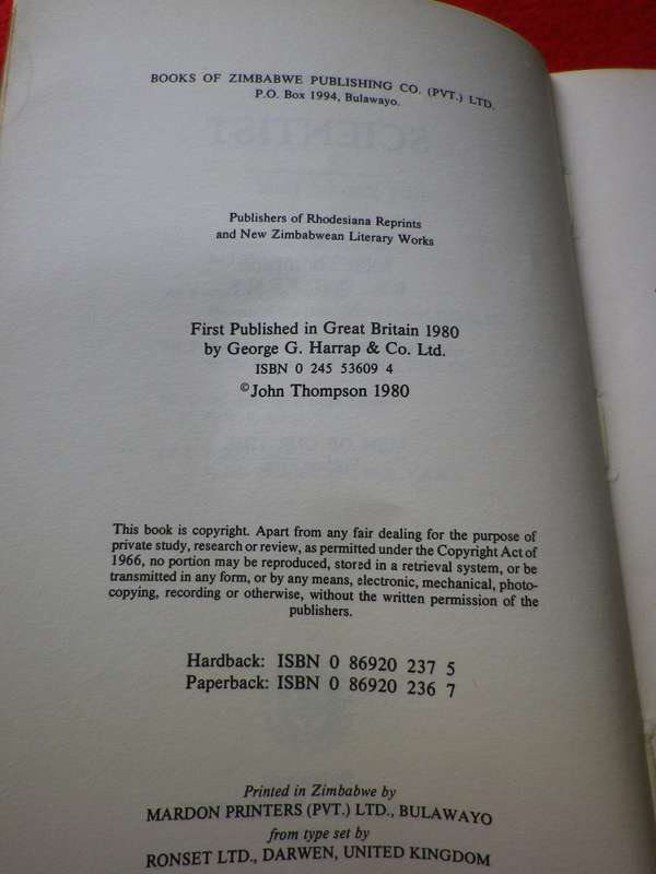 3 X BSAP PERSONAL ACCOUNTS  BOOKS - `TATENDA`   `MAPOLISA`    `CRIME SCIENTIST`   ALL SC   (1009)