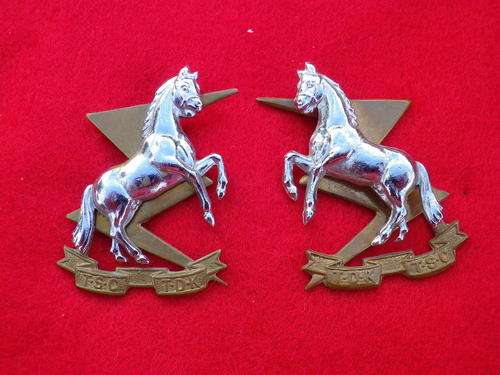 SA -  Technical Service Corps, bi-metal collar badges