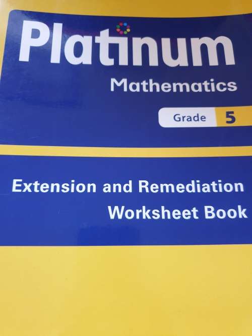 Platinum Mathematics Grade 5 Extension and Remediation Worksheet Book