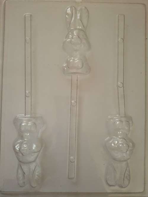 Plastic Chocolate Mould (Easter Bunnies)