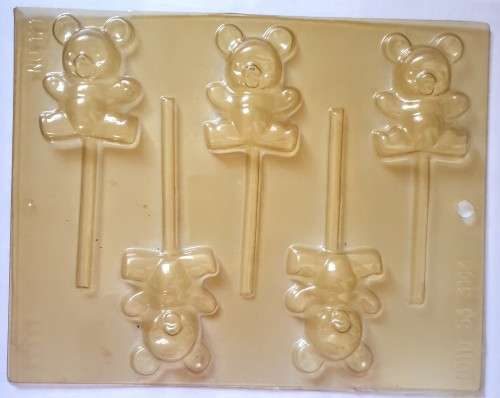 Plastic Chocolate Mould (Bears)