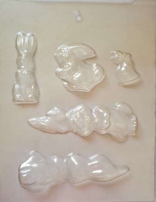 Plastic Chocolate Mould (Easter Bunnies)