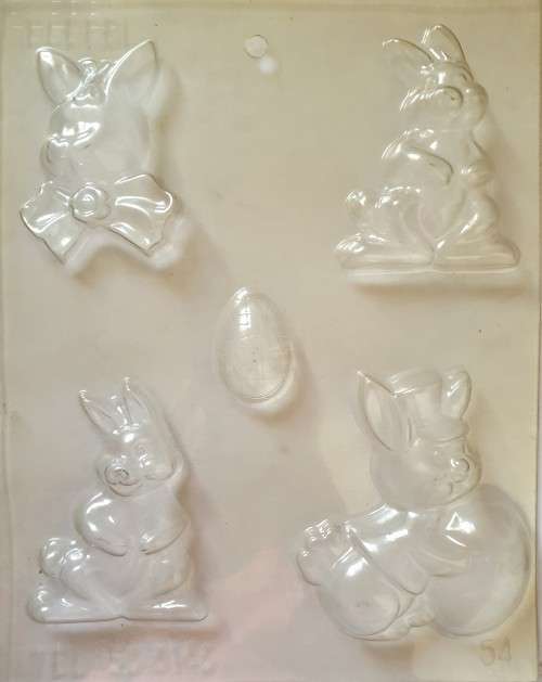 Plastic Chocolate Mould (Easter  Theme)