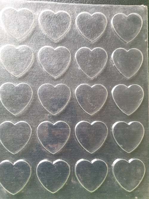 Plastic Chocolate Mould (Hearts)