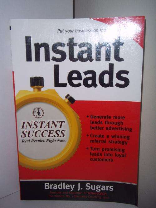 "Instant leads" book by Bradley Sugars (new)