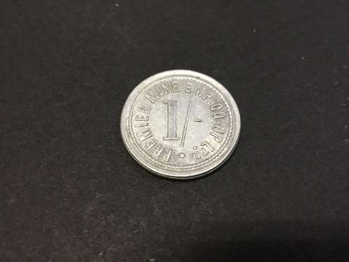 Premier mine Emp. Co. Op. Ltd  1/- Token