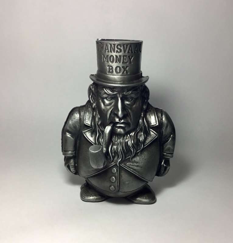 Replica Cast Iron PAUL KRUGER Replica SILVER Money Box MARKED DOWN 25% (Was R800)