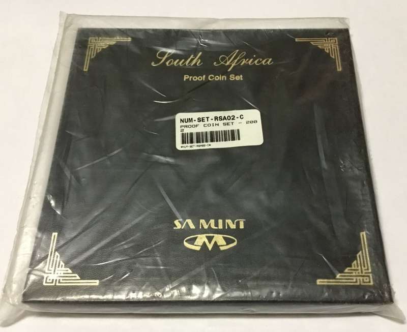 Marked down!! SEALED 2002 SA Proof Coin Set  - See Photos!!  LOW MINTAGE OF 2924! (Two Available)