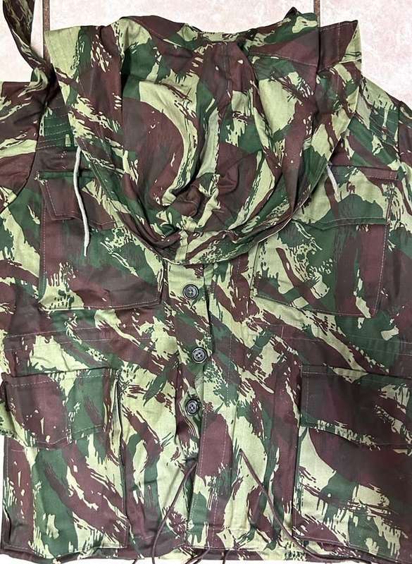 Border War Era - Portuguese Lizzard Jacket with Hood ( Mint Condition )