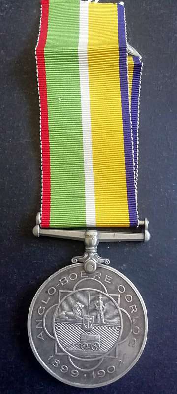 Full Size Anglo Boer War Medal (ABO) To: Burger J.J.P Meyer