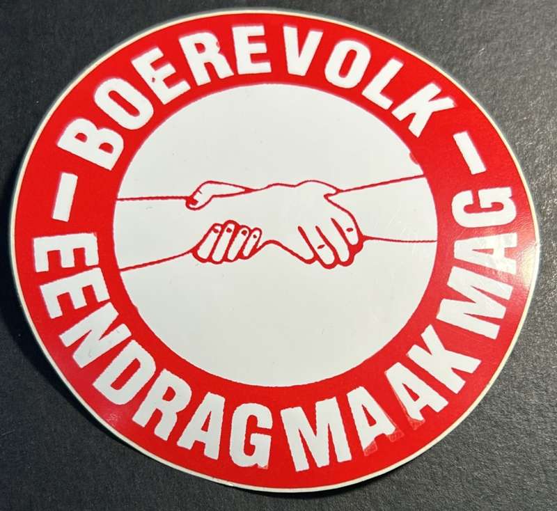 AWB - The Afrikaner Weerstandsbeweging  - Afrikaner Resistence Sticker