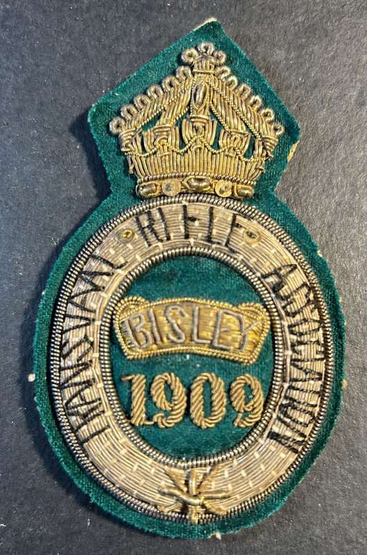 Transvaal Rifle Association Bisley Badge Dated 1909