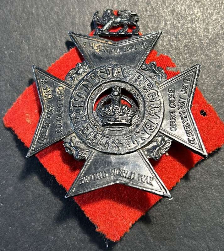 Rhodesian - Rhodesia Regiment Cap Badge
