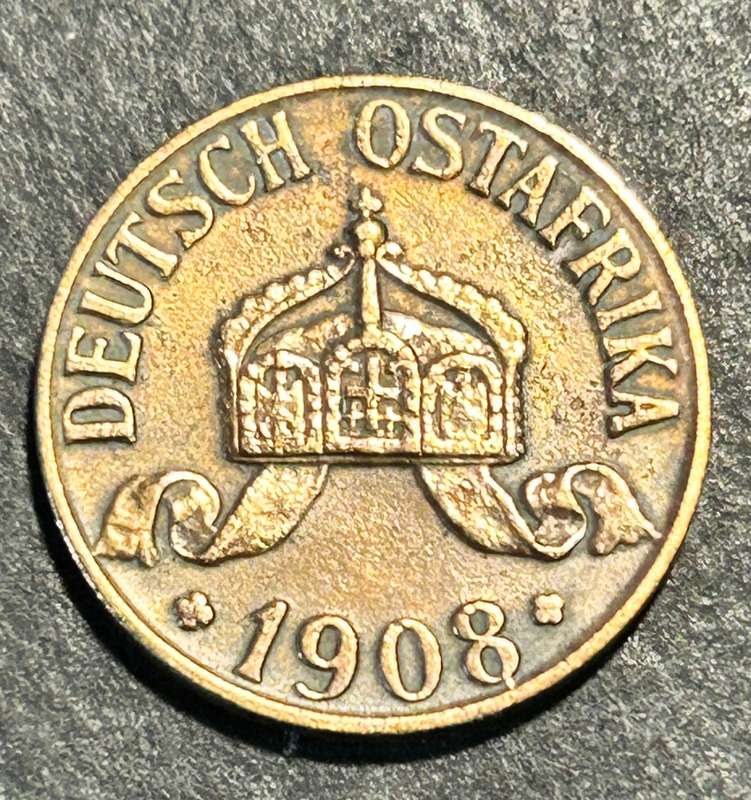 Deutsch Ostafrika 1 Heller 1908