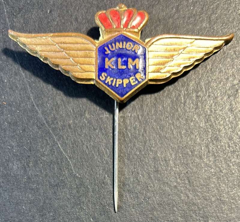KLM Junion Skippers Pin Badge