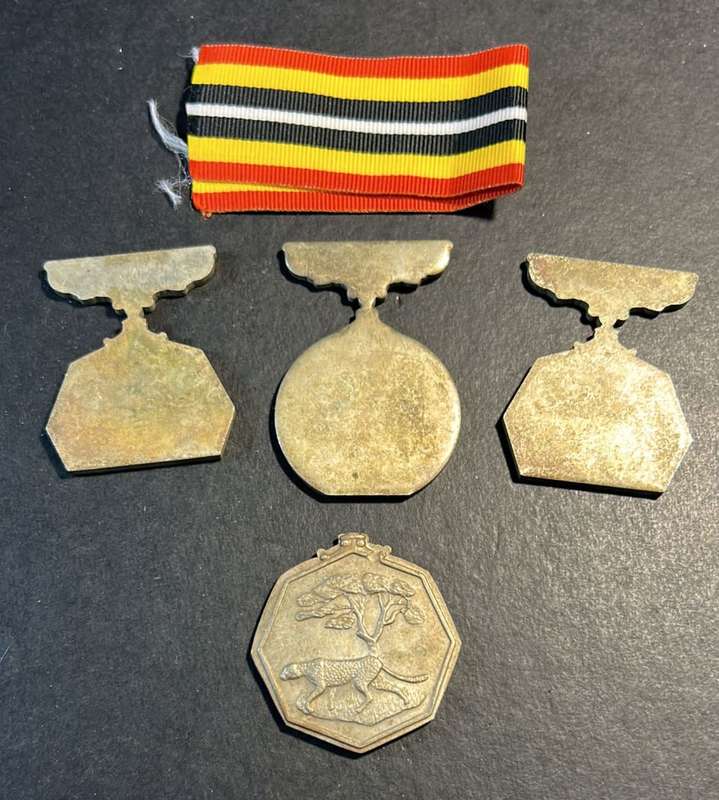 SADF - Southern Africa Medal Lot made from a Captured Tank - See article